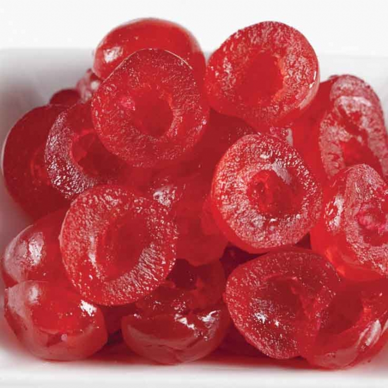 Ciliege rosse candite - Conf. da 20 kg.