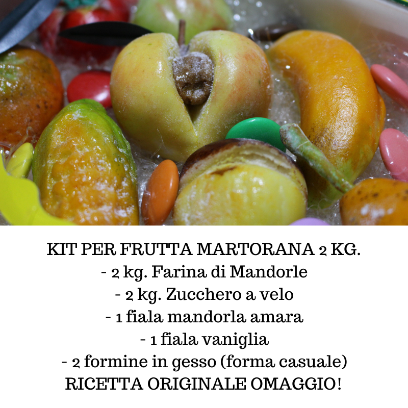 Kit per frutta martorana 2 kg.